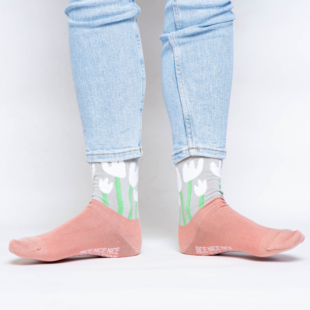 nice socks ARTIST edition - Helena Ravenne rose