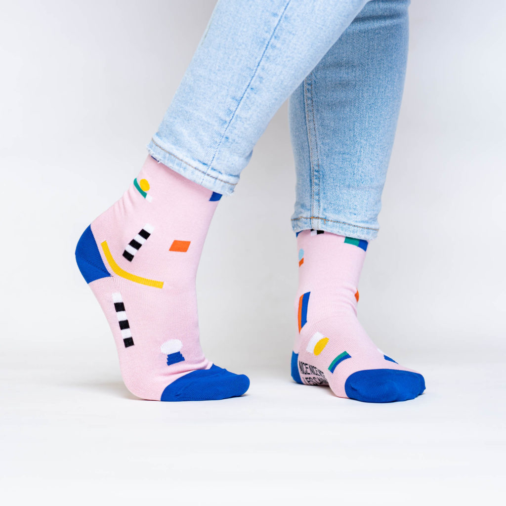 nice socks ARTIST edition - Les Canailles rose