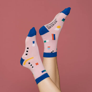 nice socks ARTIST edition - Les Canailles rose