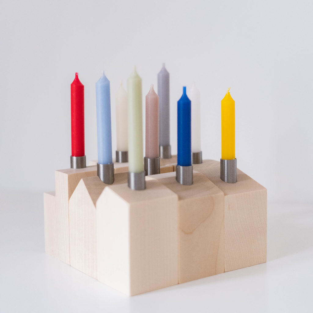 Stabkerze 110 x 13mm 9er Set bunt
