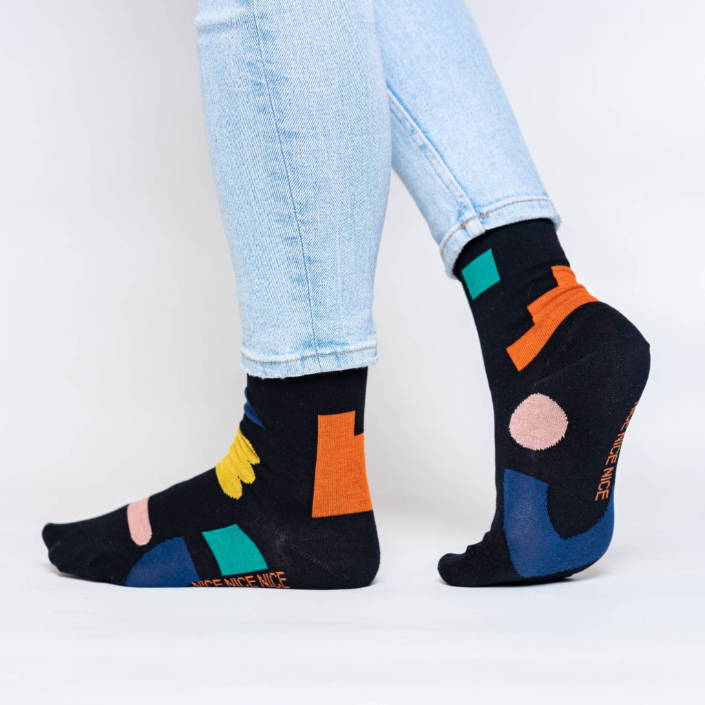 nice socks play - black