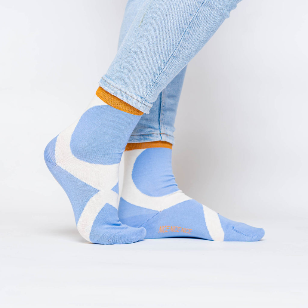 nice socks elements - lilac