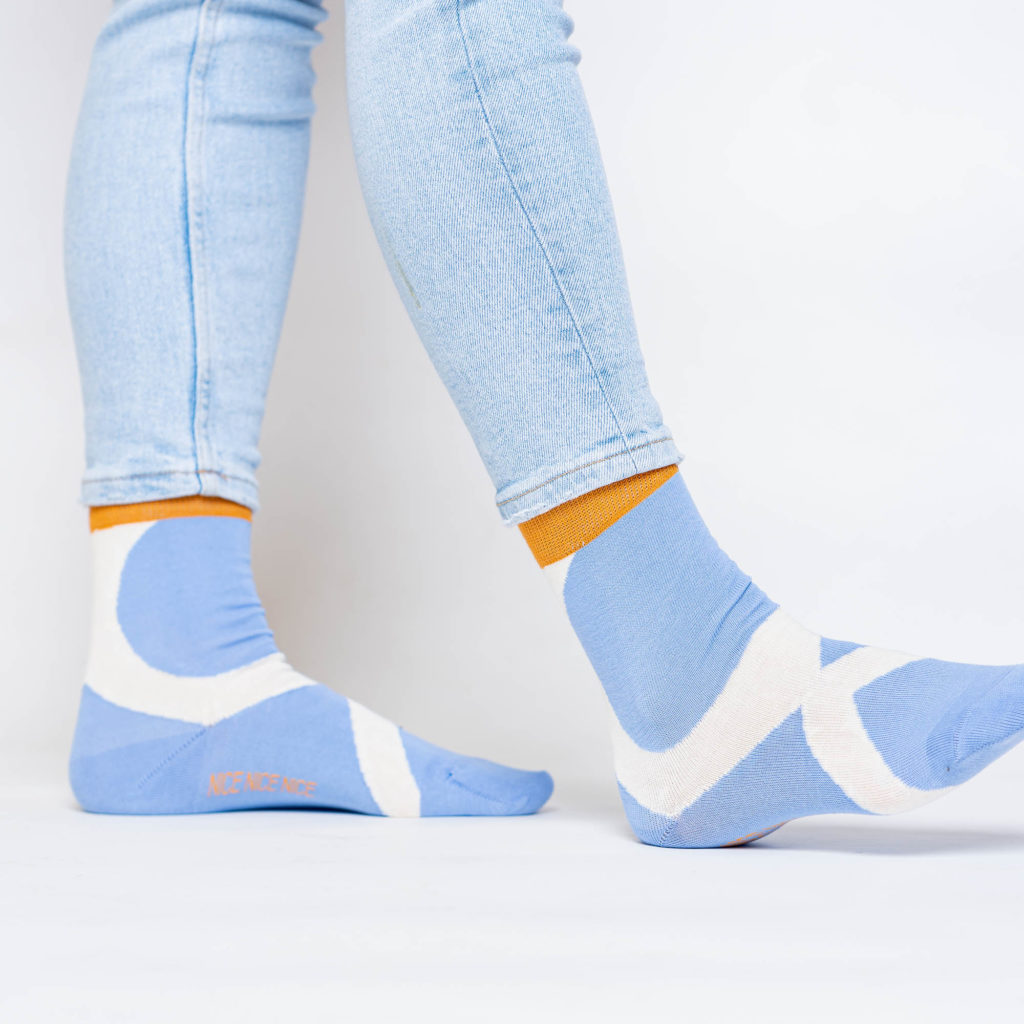 nice socks elements - lilac