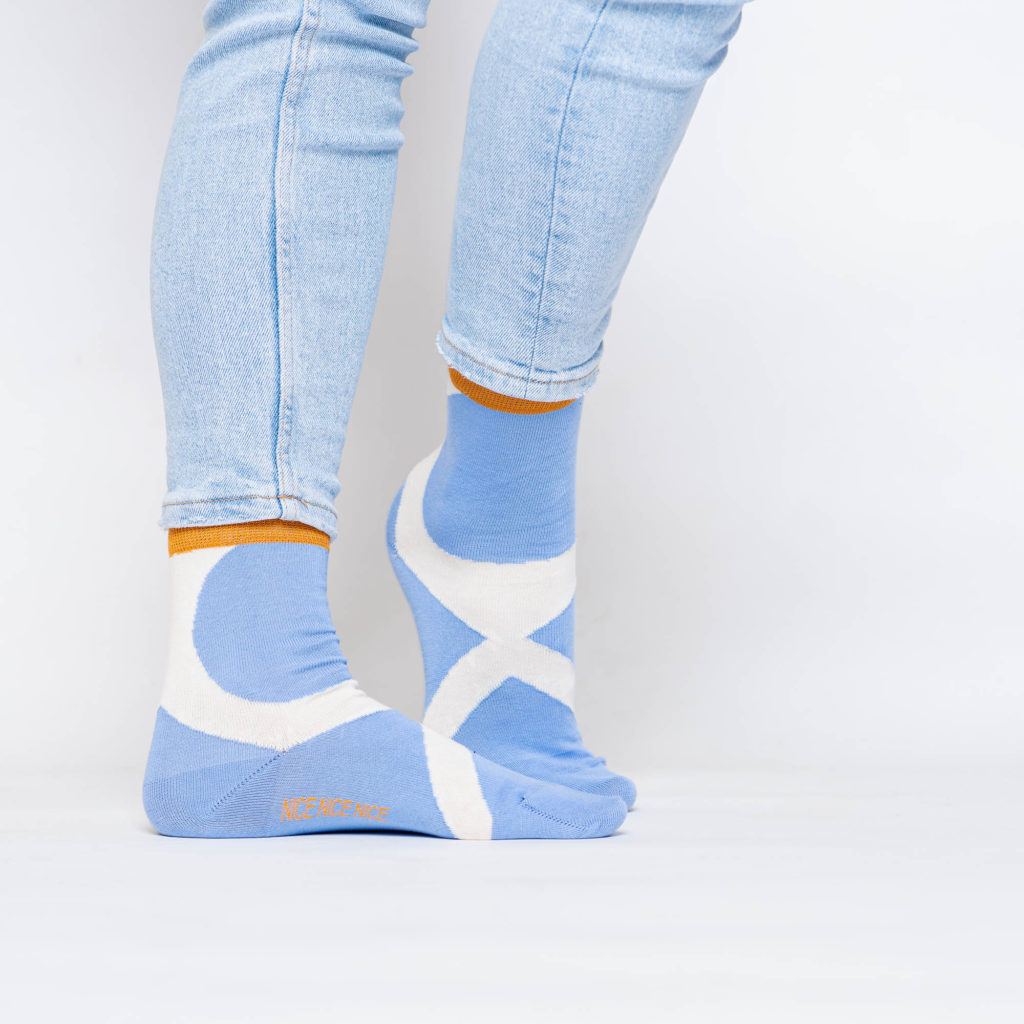 nice socks elements - lilac