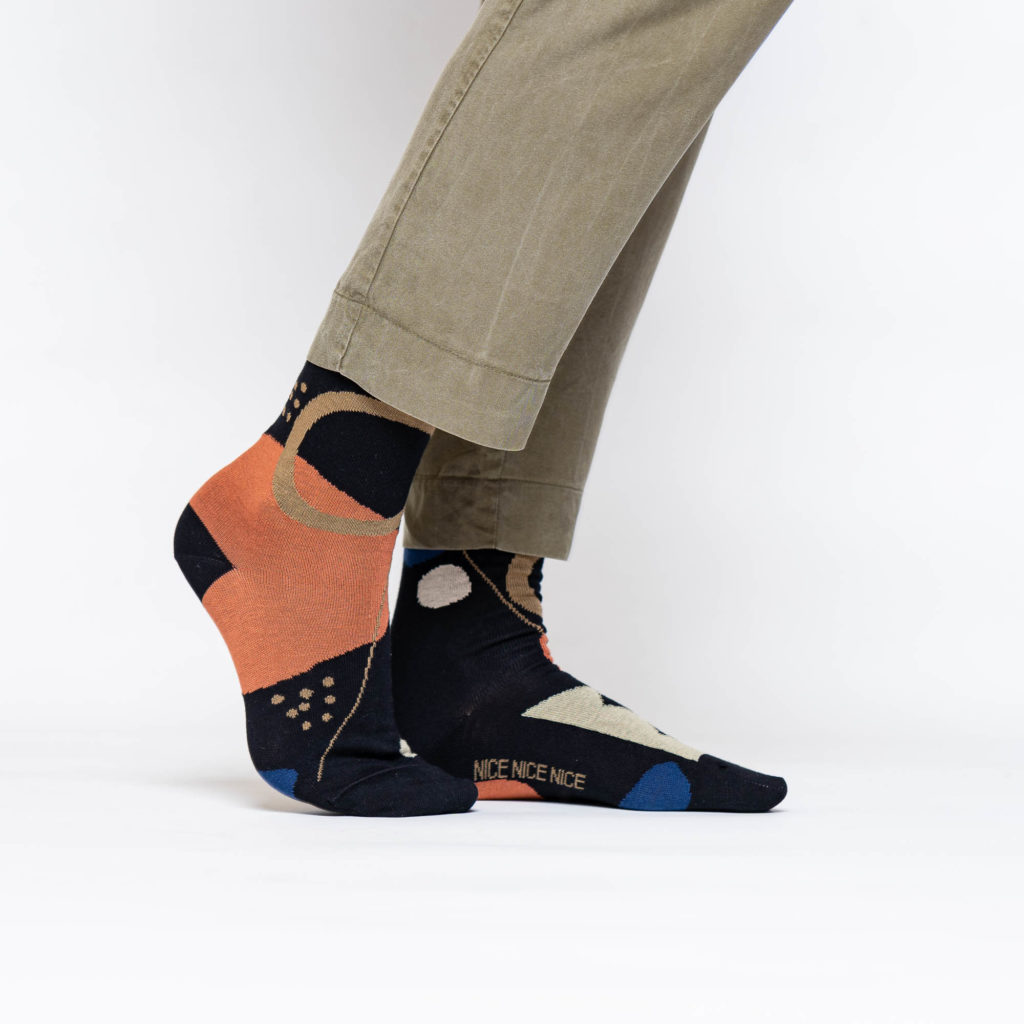 nice socks mood - black beige