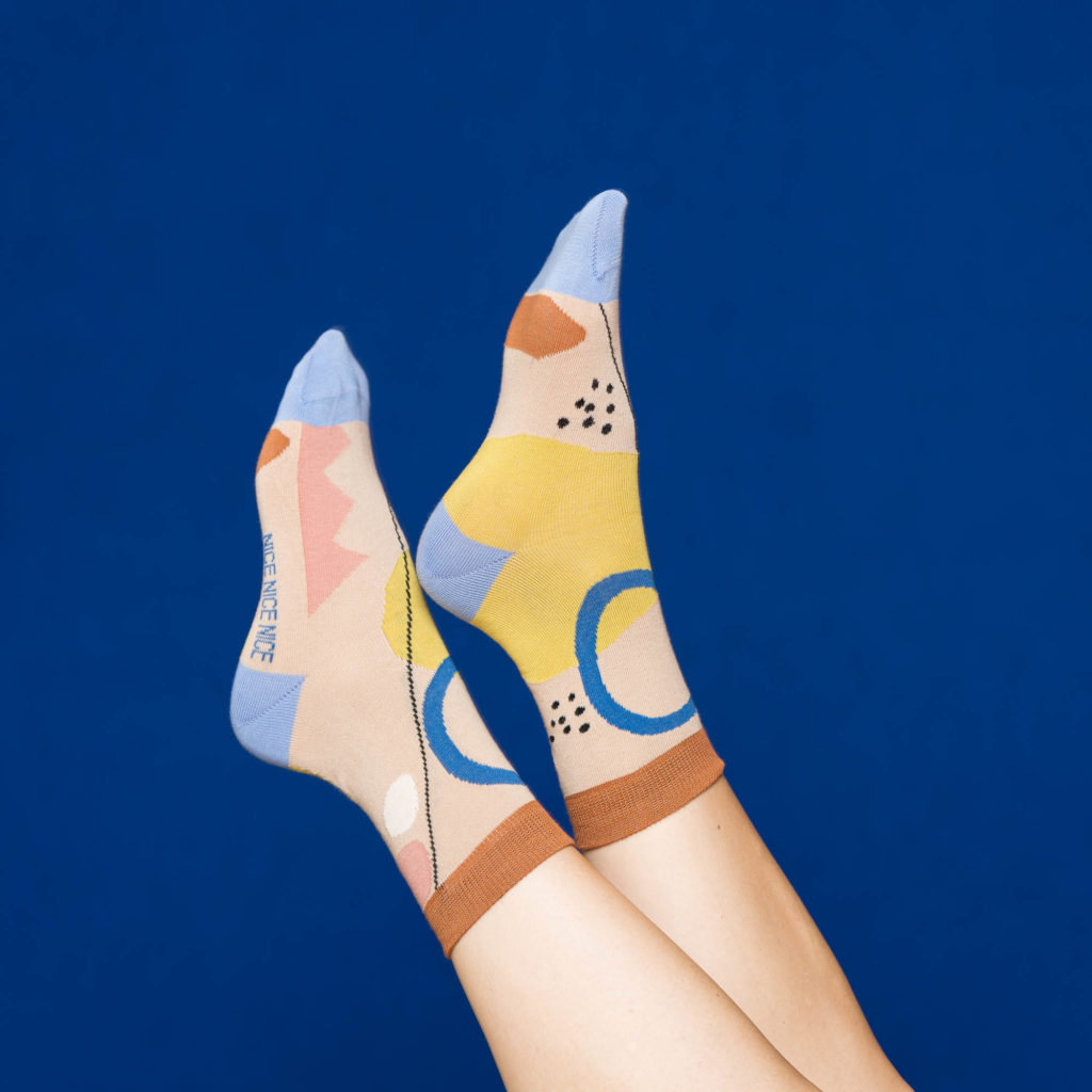 nice socks mood - beige