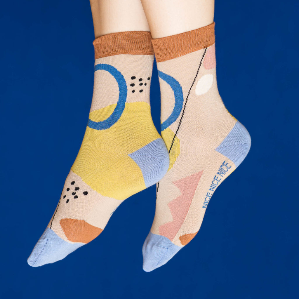 nice socks mood - beige