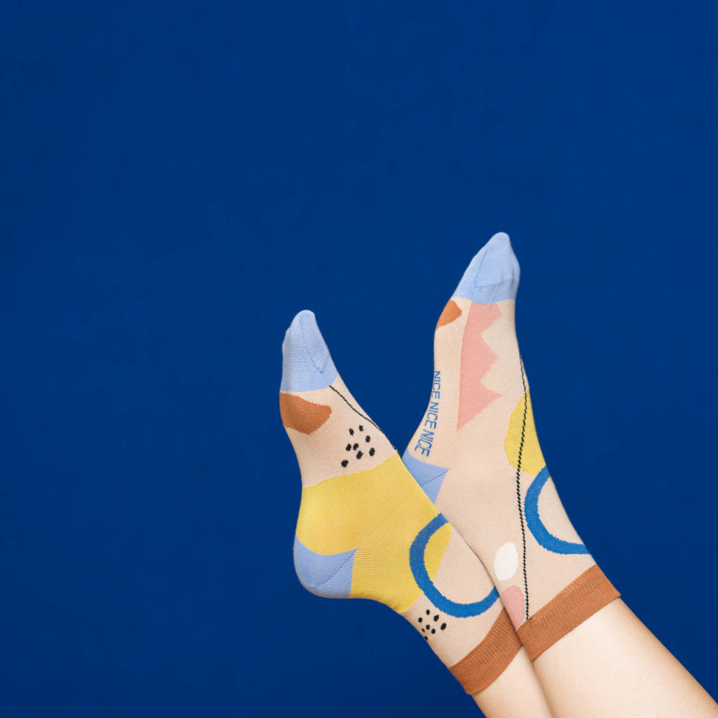 nice socks mood - beige