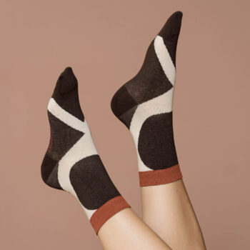 nice socks elements - chocolate
