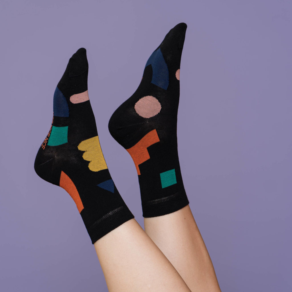 nice socks play - black