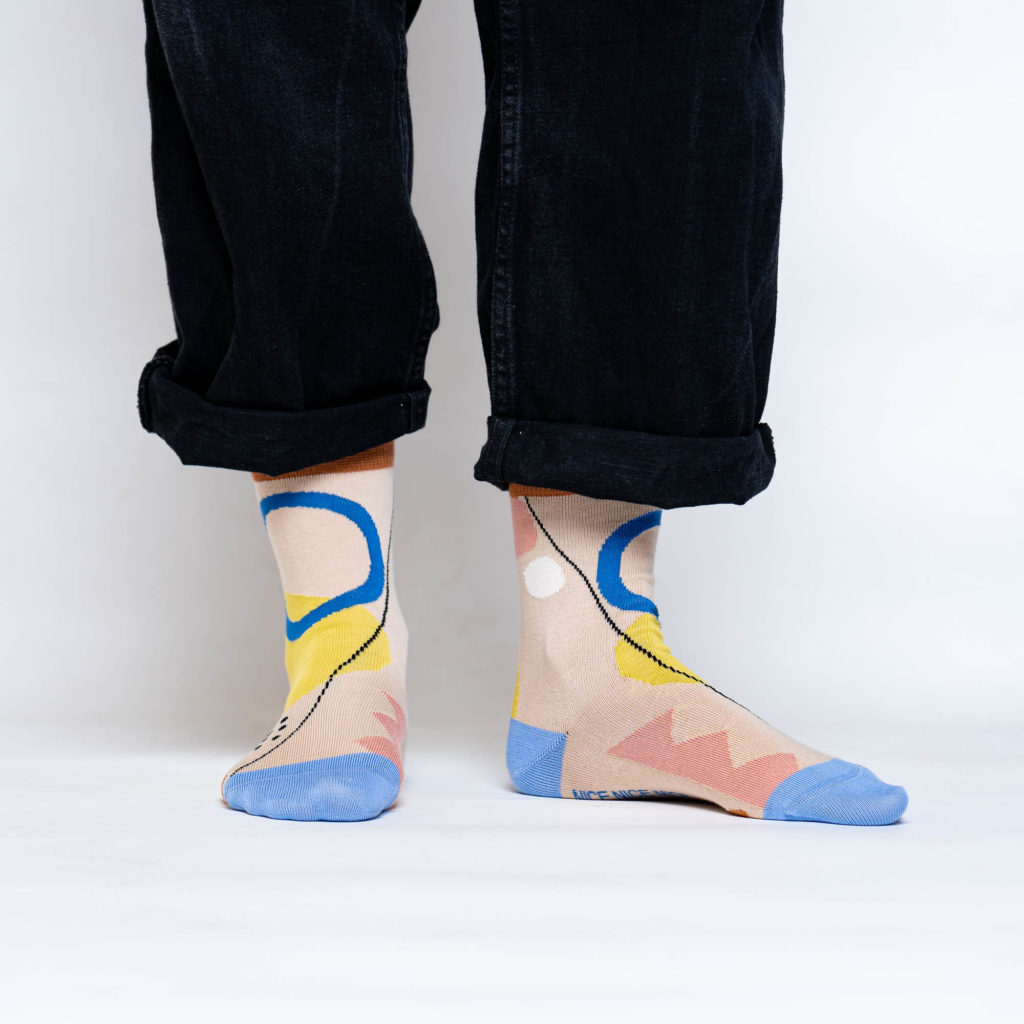 nice socks mood - beige