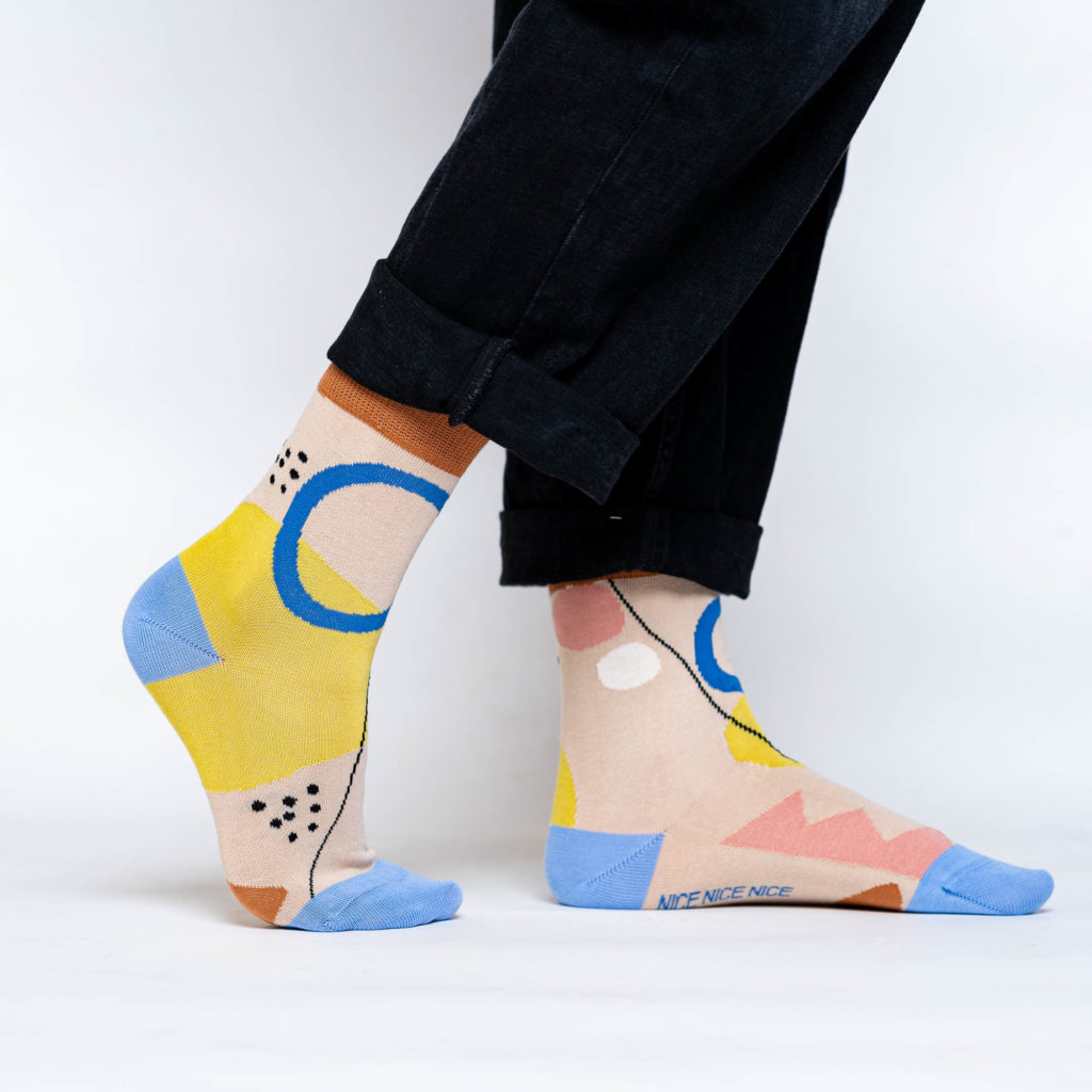 nice socks mood - beige