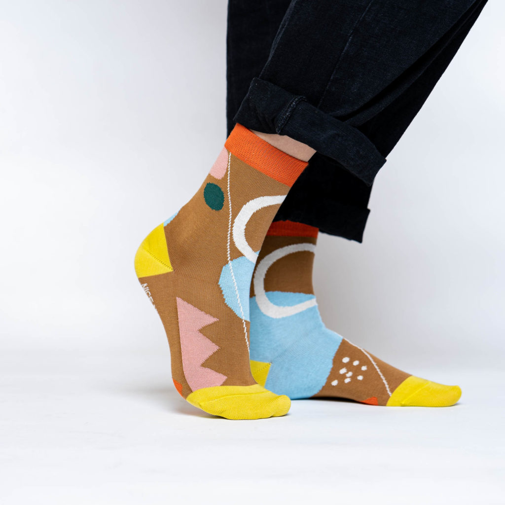 nice socks mood - brown