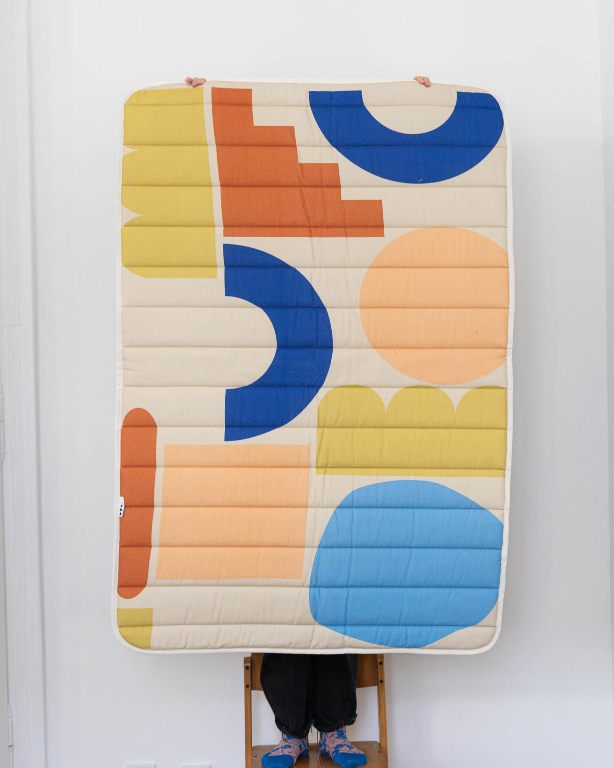 B-Ware Steppdecke groß - blocks II