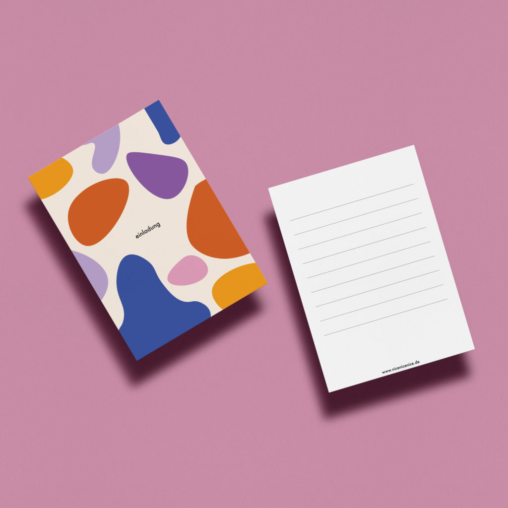 Postkarte - Einladung