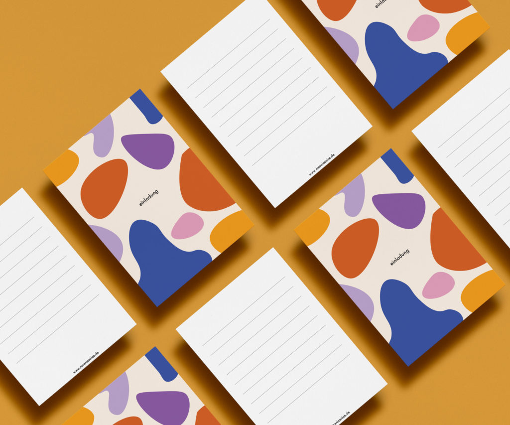 Postkarte - Einladung