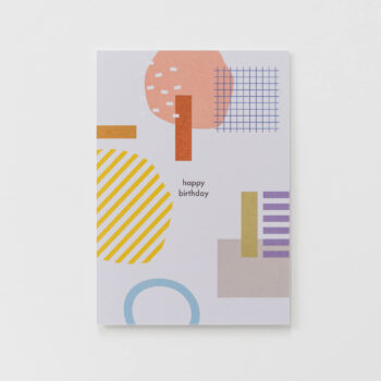 Postkarte - happy birthday