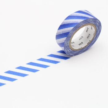 masking tape - stripe diagonal blue