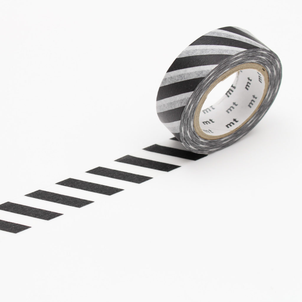 masking tape - stripe diagonal black