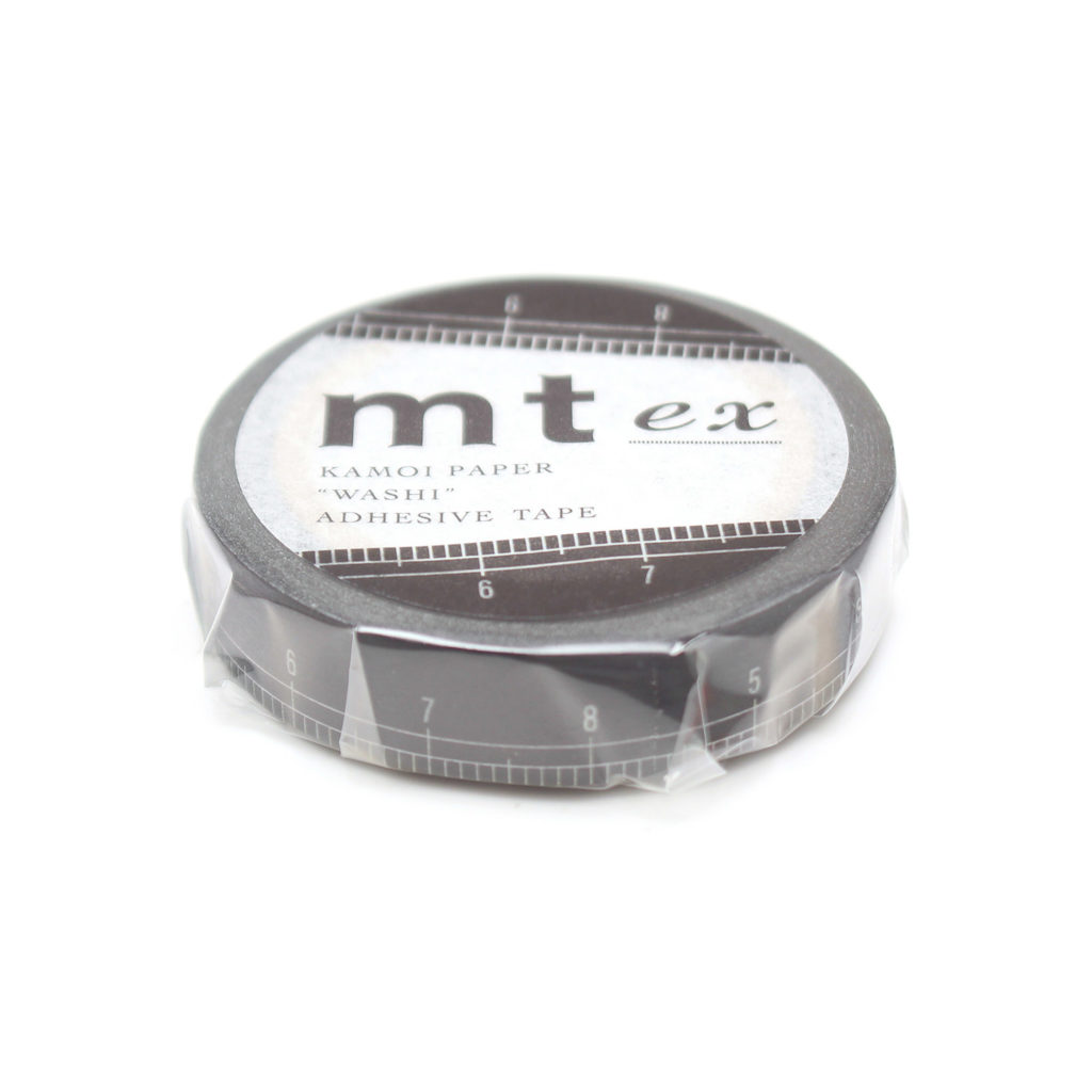 masking tape - black ruler