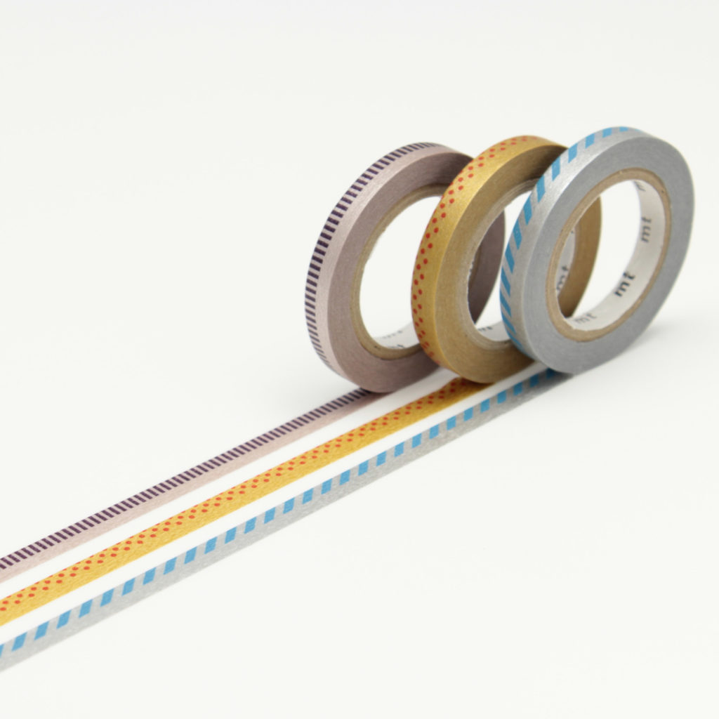 masking tape - slim deco silver