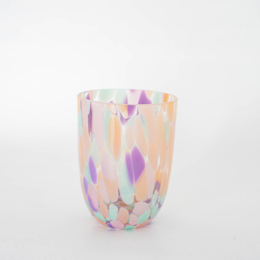 Konfetti Glas Flamingo