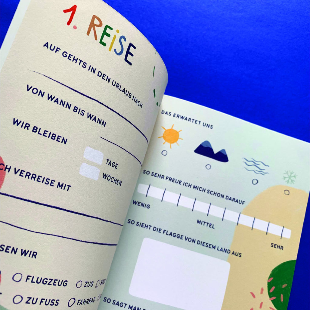 Kinder Reisetagebuch / Reisejournal