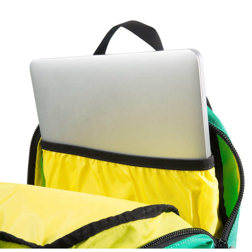 light pack Rucksack - blue red forest