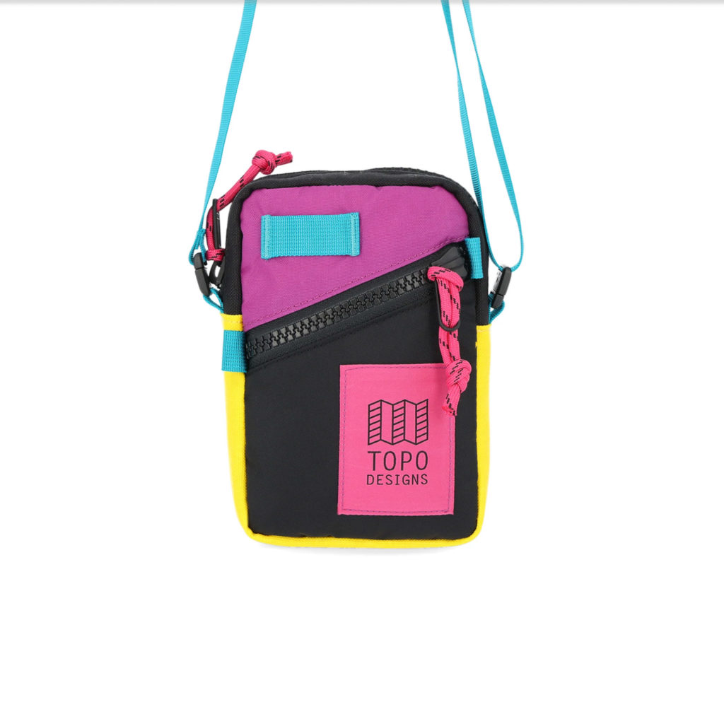 mini shoulder bag - black/grape