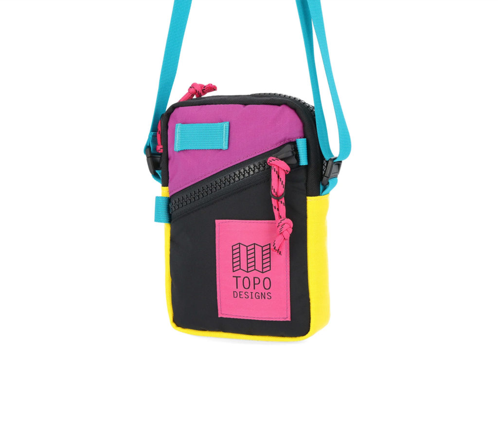 mini shoulder bag - black/grape