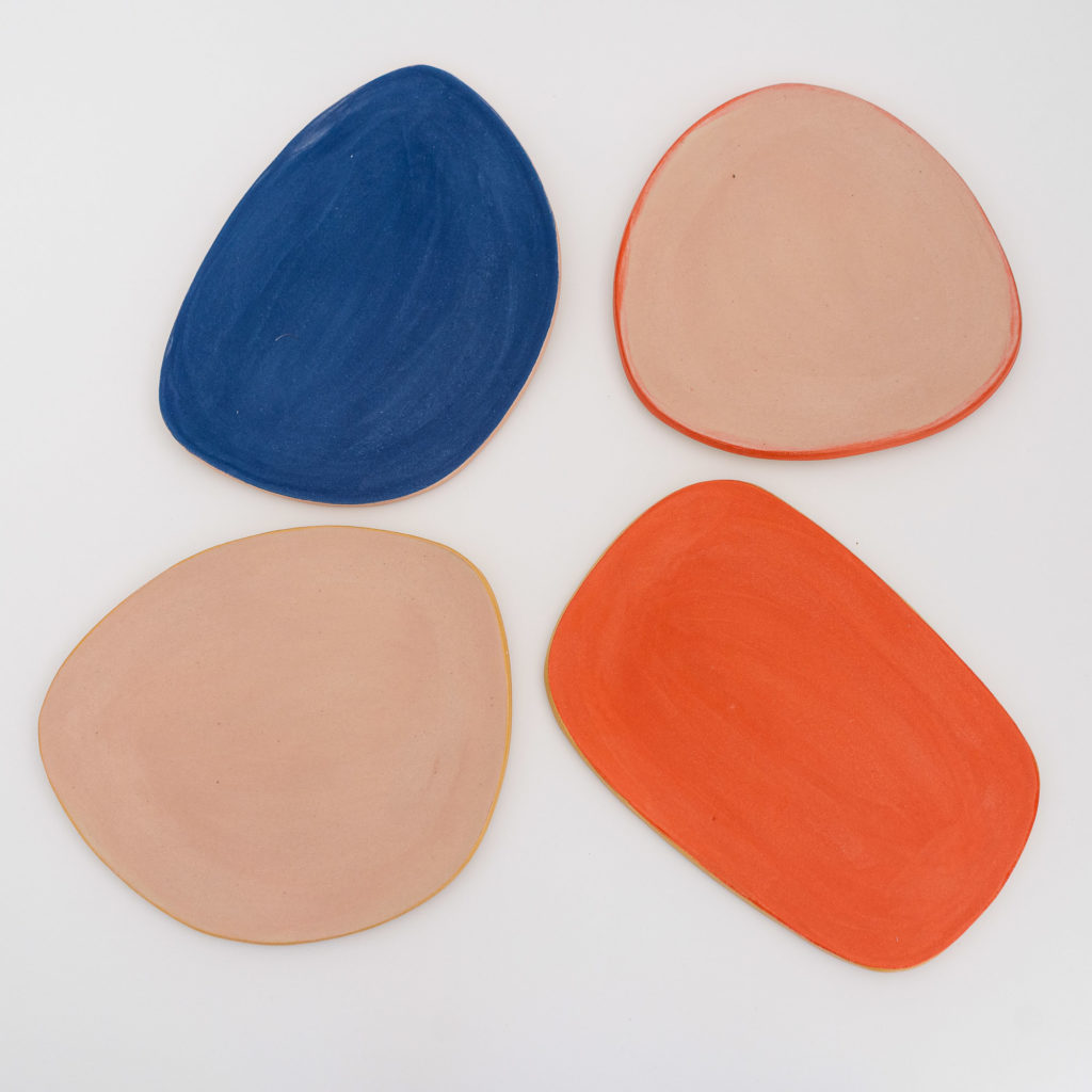Oceana Plate - Teller rosa rot