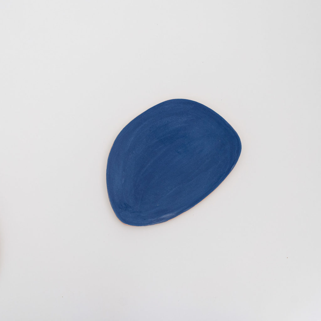 Oceana Plate - Teller blau gelb