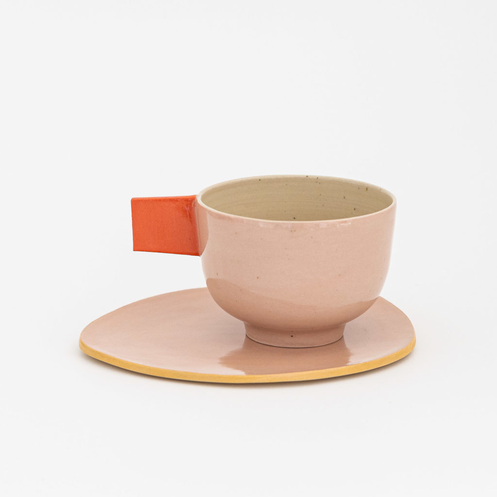 Paulina Cup - Tasse rosa quadrat