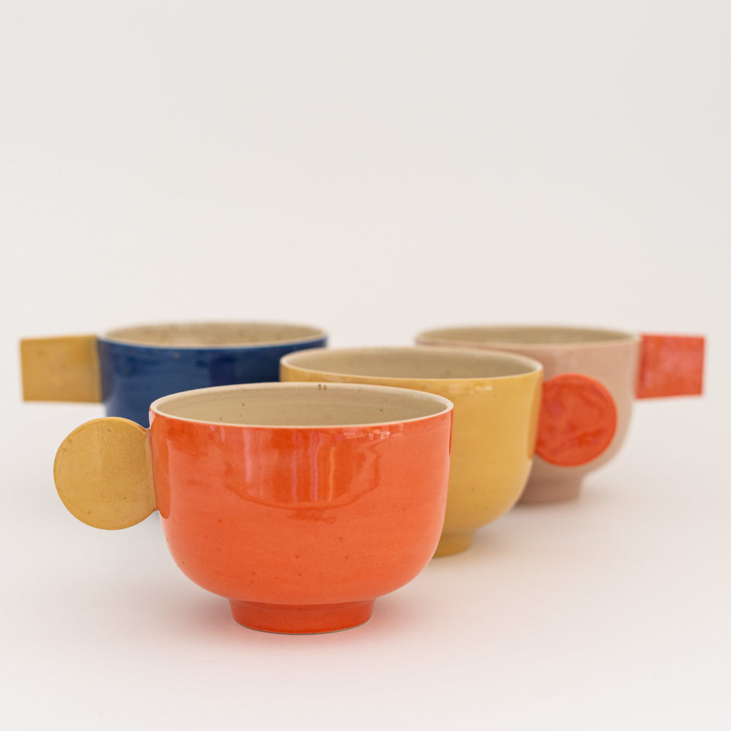 Paulina Cup - Tasse rosa quadrat