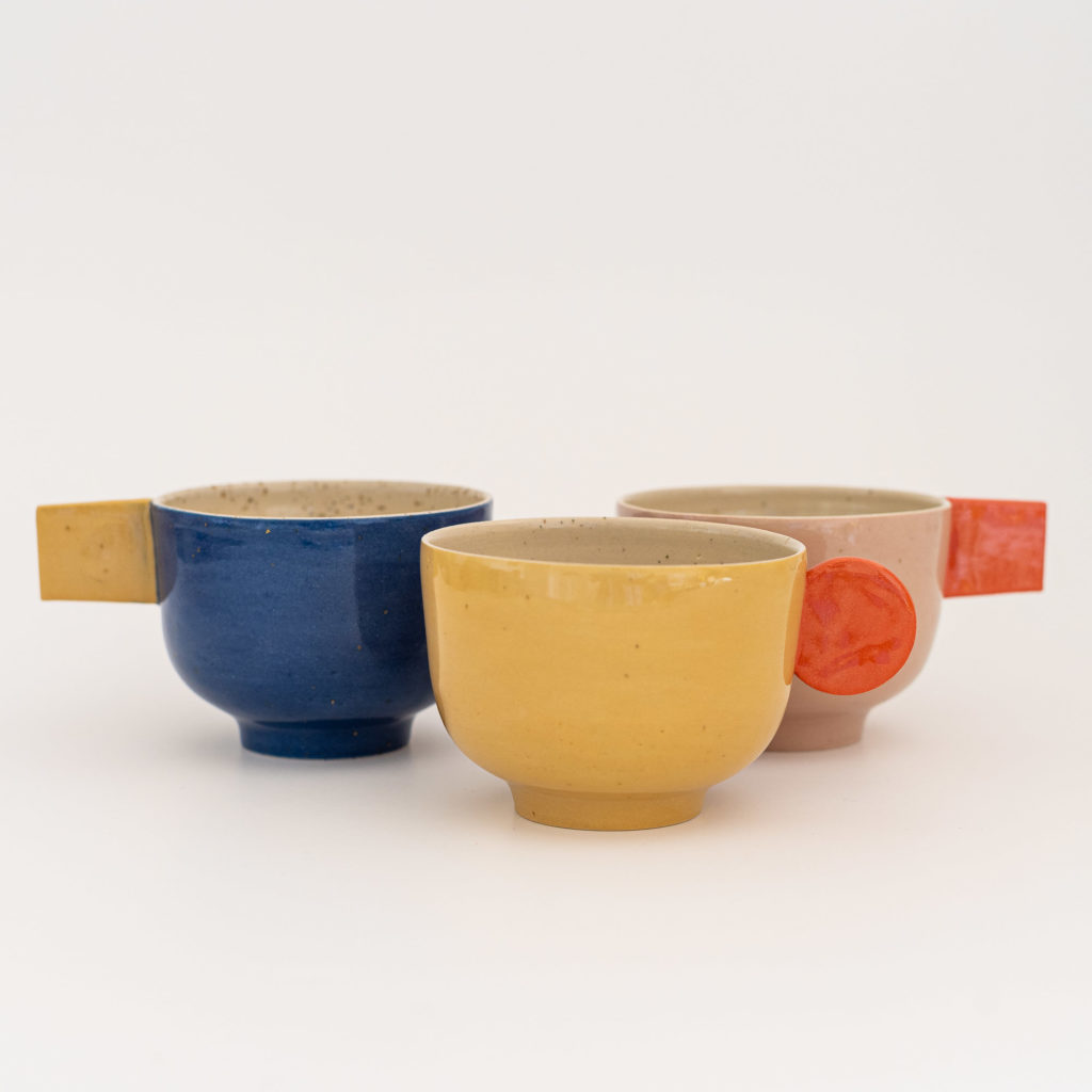 Paulina Cup - Tasse rosa quadrat