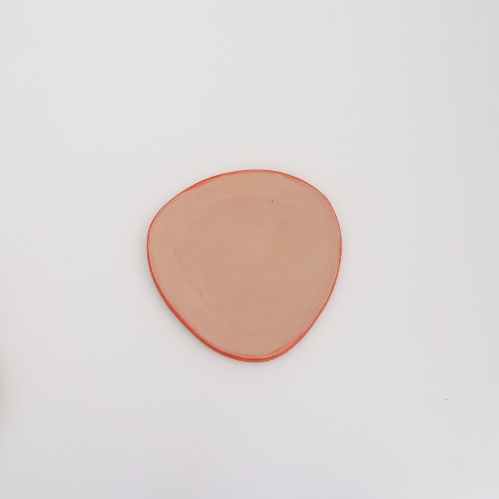 Oceana Plate - Teller rosa rot