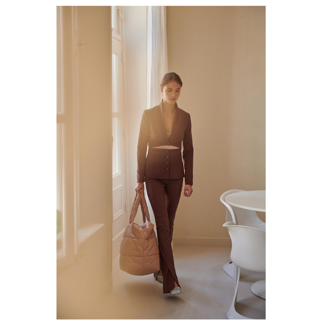 Tinne + Mia Camill • big puffy weekend bag - macaroon