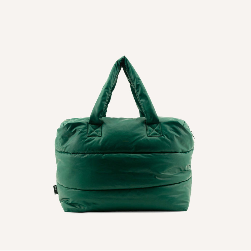 Tinne + Mia Camill • big puffy weekend bag - green