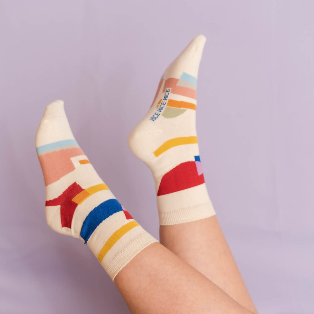 nice socks shades - creme