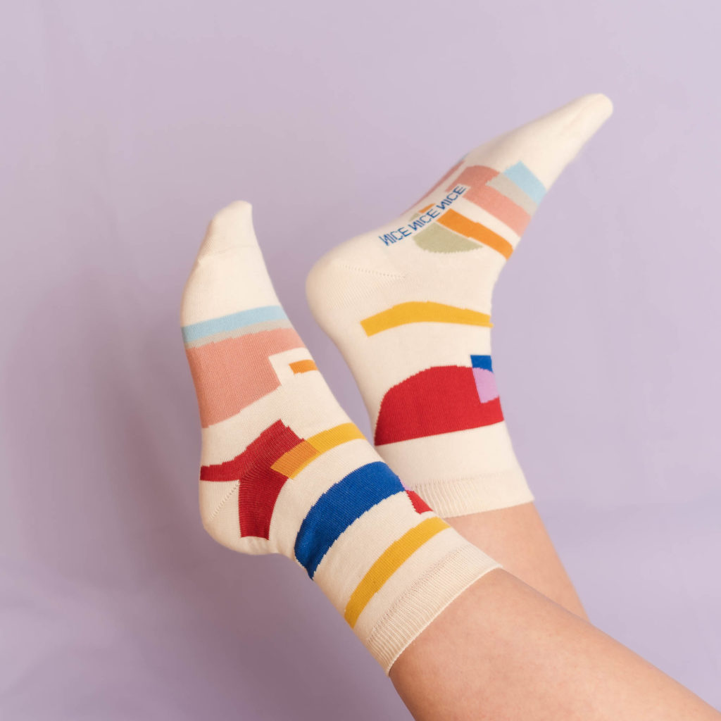 nice socks shades - creme