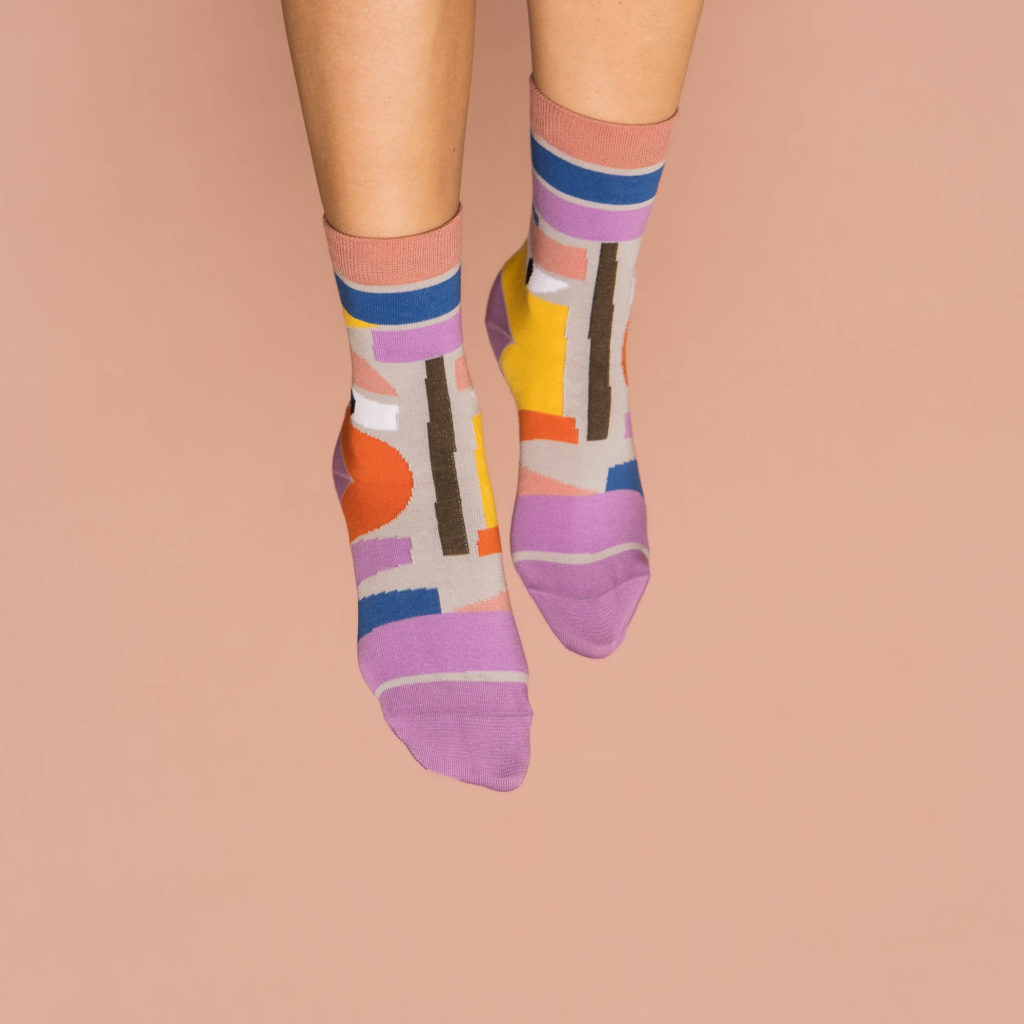 nice socks ARTIST edition - Thomas Heinz lilac