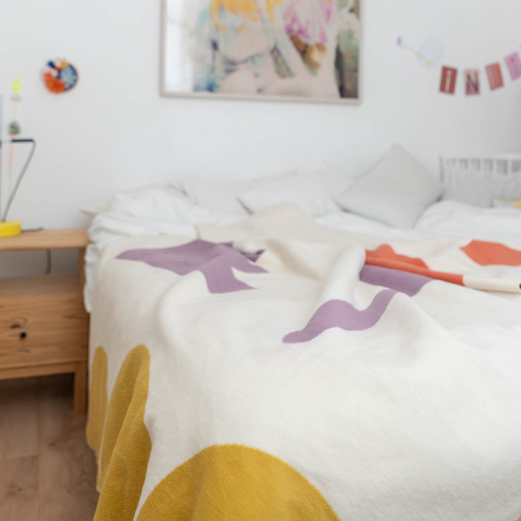 Decke shapes - 220x150cm - Biobaumwolle