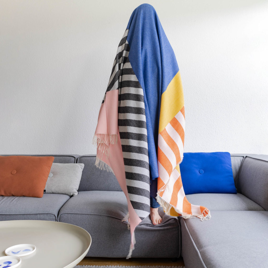 nice Merino Decke PLAY - diagonal 200x140cm