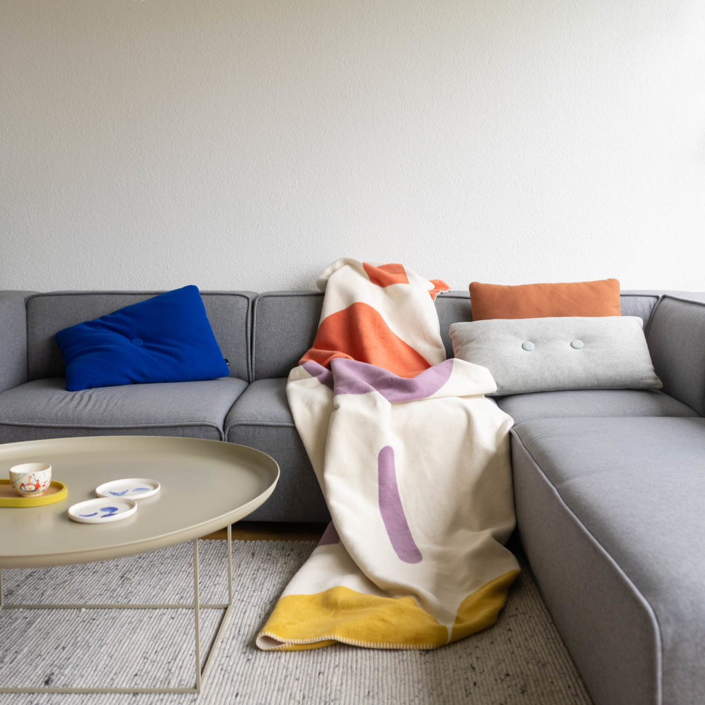 Decke shapes - 220x150cm - Biobaumwolle