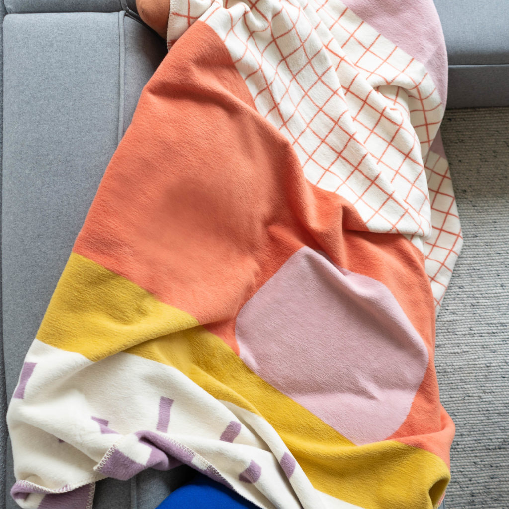 Decke pattern - 220x150cm - Biobaumwolle