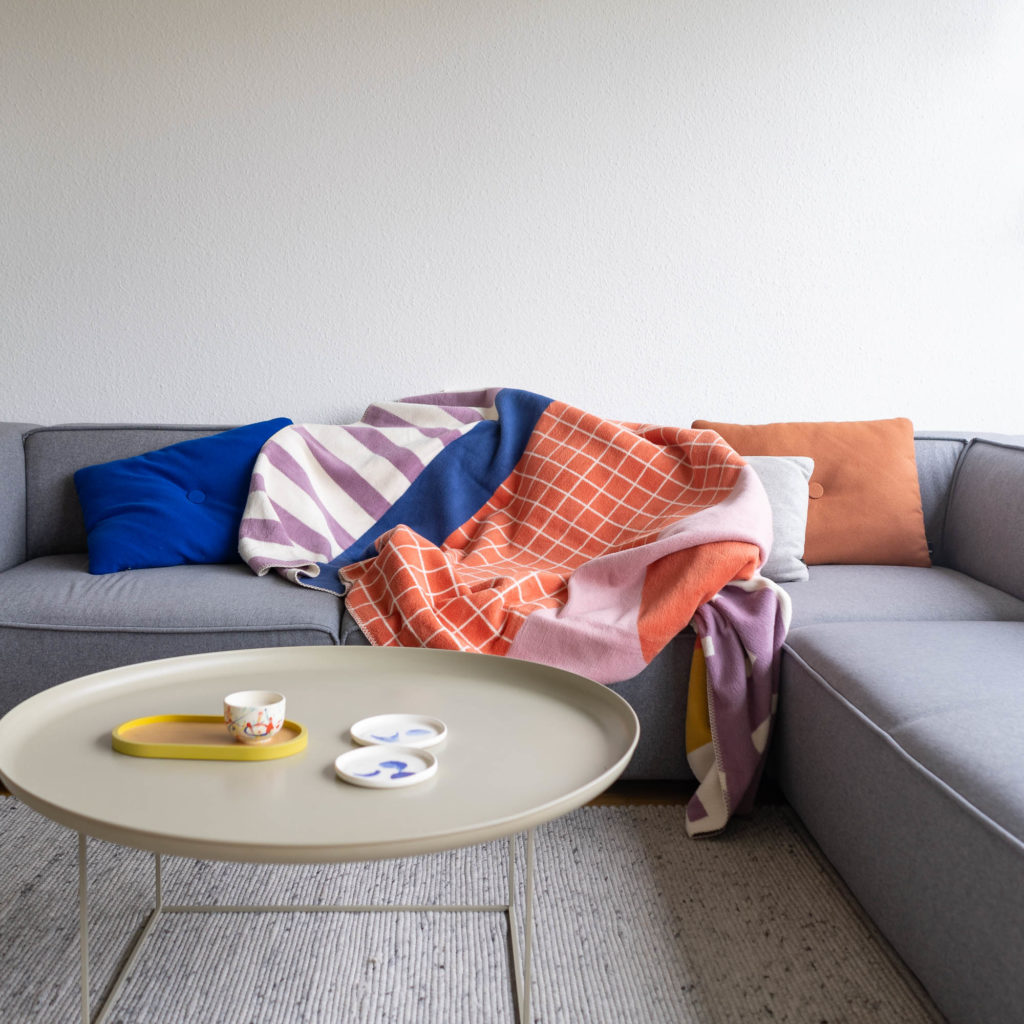 Decke pattern - 220x150cm - Biobaumwolle