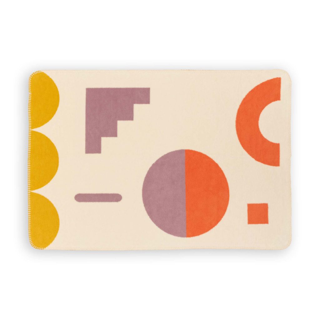 baby Decke shapes - 110x75cm - Biobaumwolle