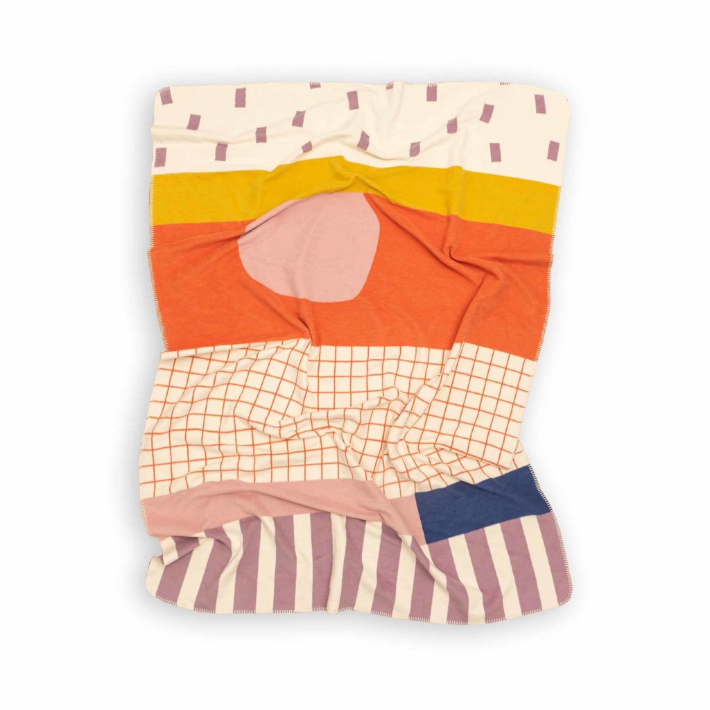Decke pattern - 220x150cm - Biobaumwolle