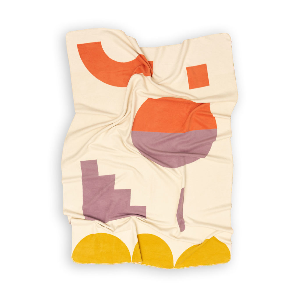 Decke shapes - 220x150cm - Biobaumwolle