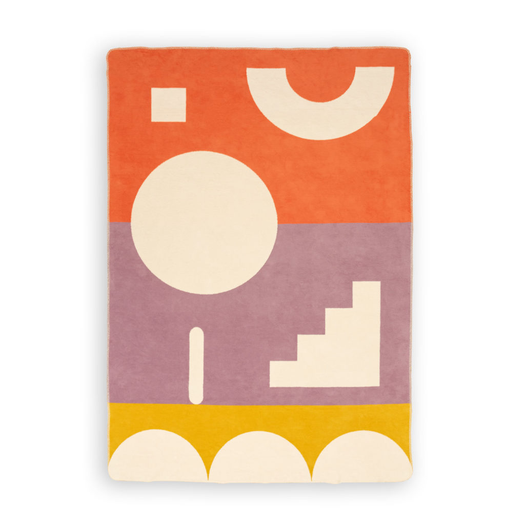 Decke shapes - 220x150cm - Biobaumwolle